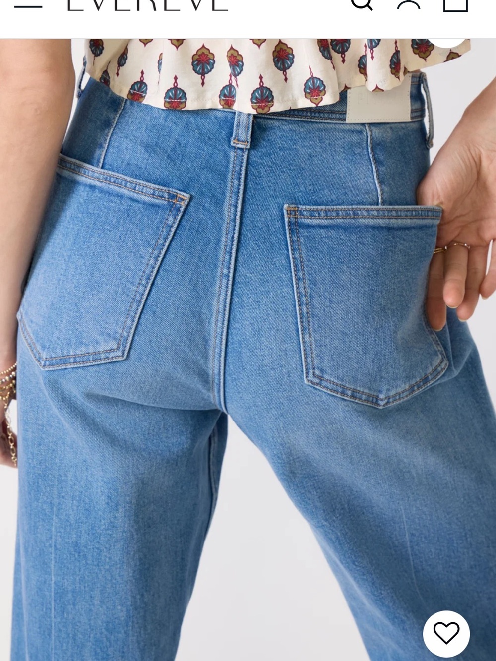 Pistola Penny High Rise Wide Leg Jeans 28P NWT